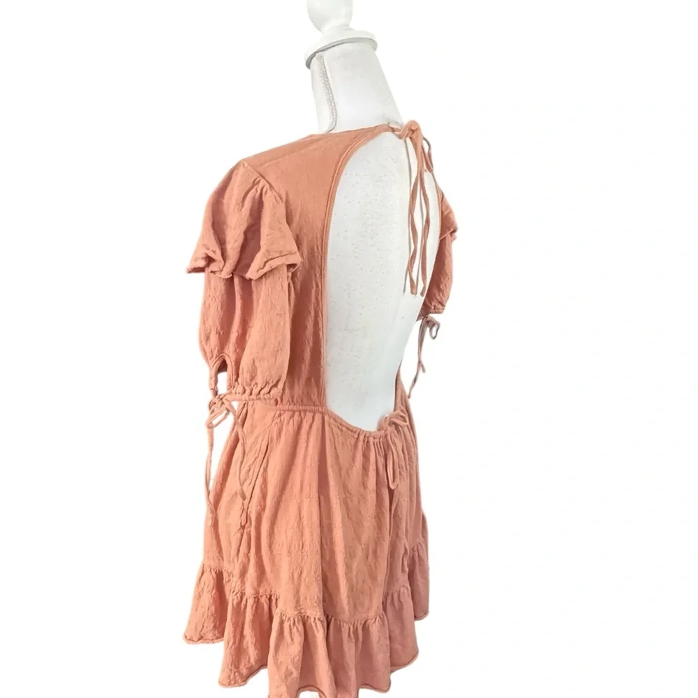 Free People Beach Iris open back Mini Dress size XS - Picture 6 of 13